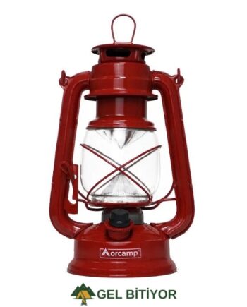 Orcamp Pilli Kamp Feneri - Kırmızı